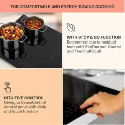 Klarstein Virtuosa 5 Built-in Hob 5 Zones 8500 W Glass Ceramic -Home Appliances Store 101009546 4