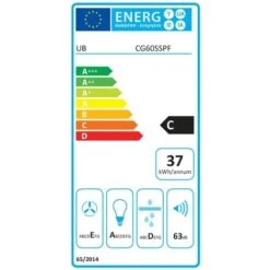 Econolux ART28369 60cm Curved Glass Cooker Hood -Home Appliances Store 13016788 5