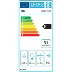 Econolux ART28380 90cm Mood Light Curved Glass Cooker Hood -Home Appliances Store 13081212 5