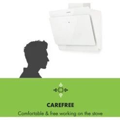 Klarstein Klarstein Aurica 60 Cooker Hood 60cm 600 M³/h LED Touch Glass White 8 Klarstein Klarstein Aurica 60 Cooker Hood 60cm 600 M³/h LED Touch Glass White -Home Appliances Store 22969682 4