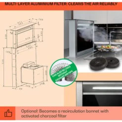 Klarstein Royal Flush Eco Cooker Hood 60 Cm 576 M³/h A+ 9 Klarstein Royal Flush Eco Cooker Hood 60 Cm 576 M³/h A+ -Home Appliances Store 22969738 5