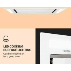 Klarstein Remy Ceiling Hood 90 Cm 619 M³/h 230W 3 Levels Remote Control -Home Appliances Store 22969739 3