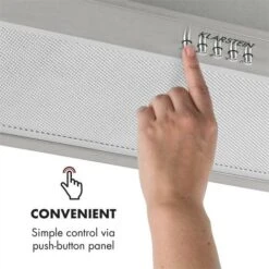 Klarstein Down Under Cooker Extractor Hood Built-in 60cm Exhaust Air: 590 M³ / H LED Stainless Steel -Home Appliances Store 22969799 5