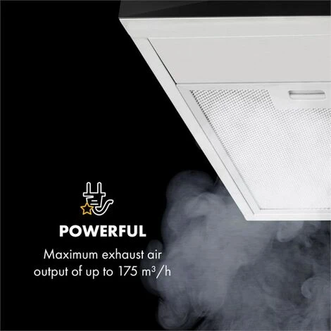 Klarstein Contempo Substructure Cooker Extractor Hood 60cm 175m³ / H LED Stainless Steel Acrylic 4 Klarstein Contempo Substructure Cooker Extractor Hood 60cm 175m³ / H LED Stainless Steel Acrylic - Image 4
