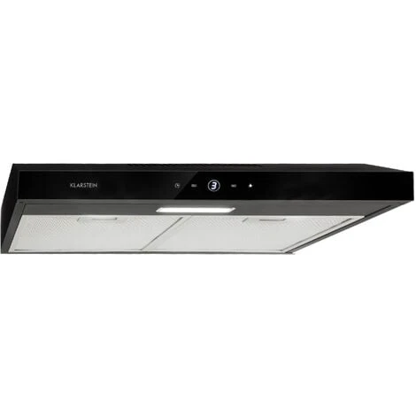 Klarstein Contempo Neo Substructure Cooker Extractor Hood 60cm 175m³ / H LED Stainless Steel Acrylic Black 1 Klarstein Contempo Neo Substructure Cooker Extractor Hood 60cm 175m³ / H LED Stainless Steel Acrylic Black