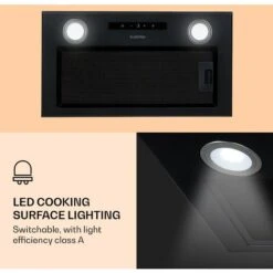 Klarstein Paolo Cooker Hood Built-in 52 Cm EEC: A 593 M³/h LED Touch -Home Appliances Store 22970446 3