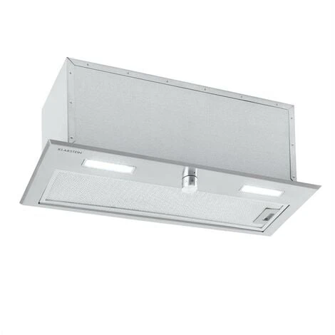 Klarstein Simplica Extractor Hood Recessed 70cm Exhaust Air: 400 M³ / H LED Stainless Steel 1 Klarstein Simplica Extractor Hood Recessed 70cm Exhaust Air: 400 M³ / H LED Stainless Steel