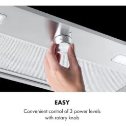 Klarstein Simplica Extractor Hood Recessed 70cm Exhaust Air: 400 M³ / H LED Stainless Steel 7 Klarstein Simplica Extractor Hood Recessed 70cm Exhaust Air: 400 M³ / H LED Stainless Steel -Home Appliances Store 22970641 3