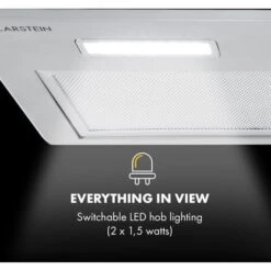 Klarstein Simplica Extractor Hood Recessed 70cm Exhaust Air: 400 M³ / H LED Stainless Steel 9 Klarstein Simplica Extractor Hood Recessed 70cm Exhaust Air: 400 M³ / H LED Stainless Steel -Home Appliances Store 22970641 5