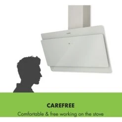 Klarstein Aurica 90 Cooker Hood 90 Cm 600 M³/h LED Touch Glass White -Home Appliances Store 23632458 4