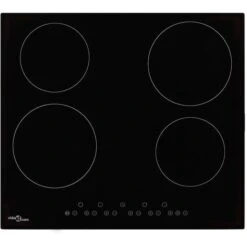Ceramic Hob With 4 Burners Touch Control 6000 W
