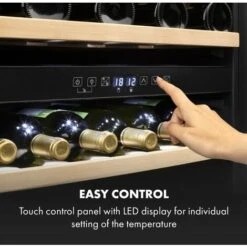 Klarstein Vinsider 36 Wine Fridge 2 Cooling Zones 5-22°C 85l Stainless Steel -Home Appliances Store 33502999 5
