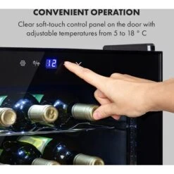 Klarstein Shiraz 24 Uno Wine Refrigerator 63 Litres 24 Bottles Touch Control Panel 5-18°C -Home Appliances Store 33503501 4