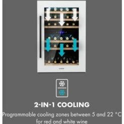 Klarstein Vinsider 41D Built-In Duo Quartz Edition Built-in Wine Fridge -Home Appliances Store 33504256 3
