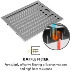 Klarstein Purista Americana, Extractor Hood, Baffle Filter, 306 M³ / H -Home Appliances Store 33504423 3