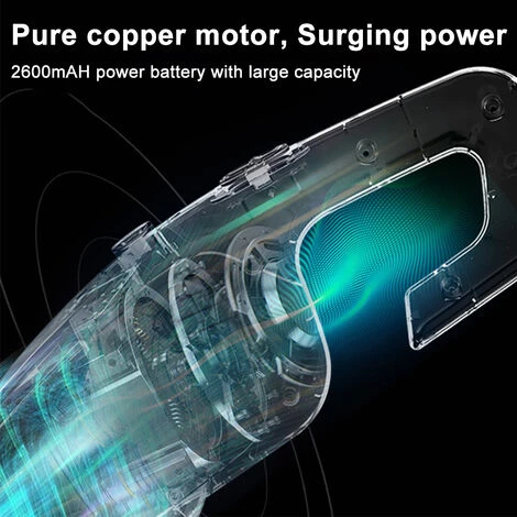 Cordless Handheld Vacuum Cleaner Powerful Suction Lightweight Mini Vacuum Cleaner Quick And Wet Charging Car Vacuum Cleaner For Pet Hair, Home Office And Car Cleaning 3 Cordless Handheld Vacuum Cleaner Powerful Suction Lightweight Mini Vacuum Cleaner Quick And Wet Charging Car Vacuum Cleaner For Pet Hair, Home Office And Car Cleaning - Image 3