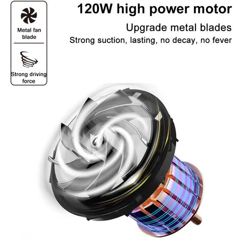 Cordless Handheld Vacuum Cleaner Powerful Suction Lightweight Mini Vacuum Cleaner Quick And Wet Charging Car Vacuum Cleaner For Pet Hair, Home Office And Car Cleaning 4 Cordless Handheld Vacuum Cleaner Powerful Suction Lightweight Mini Vacuum Cleaner Quick And Wet Charging Car Vacuum Cleaner For Pet Hair, Home Office And Car Cleaning - Image 4