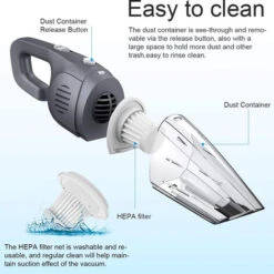 Cordless Handheld Vacuum Cleaner Powerful Suction Lightweight Mini Vacuum Cleaner Quick And Wet Charging Car Vacuum Cleaner For Pet Hair, Home Office And Car Cleaning 9 Cordless Handheld Vacuum Cleaner Powerful Suction Lightweight Mini Vacuum Cleaner Quick And Wet Charging Car Vacuum Cleaner For Pet Hair, Home Office And Car Cleaning -Home Appliances Store 34199675 5