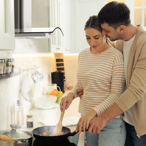 CIARRA 650m3/h 60cm Cooker Hood With Carbon Filter Class A Stainless Steel Glass Extractor Hood -506SS60 4 CIARRA 650m3/h 60cm Cooker Hood With Carbon Filter Class A Stainless Steel Glass Extractor Hood -506SS60 - Image 4