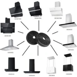 CIARRA CP120 Carbon Filter (2PCS) - Accessories For CIARRA Extractor Hoods -Home Appliances Store 36409478 3