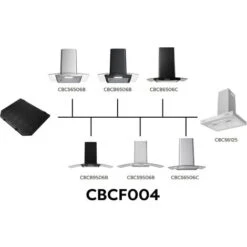 CIARRA CB506 Carbon Filter (1PC) - Accessories For CIARRA Cooker Hoods -Home Appliances Store 36409479 3