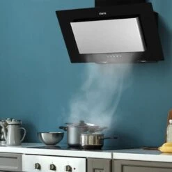 CIARRA 60cm Angled Wall Mounted Cooker Hood With 3-speed Extraction-CD6736DB -Home Appliances Store 36409480 3