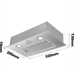 CIARRA 52cm Integrated Cooker Hood With 3-speed Extraction -913ASS52 -Home Appliances Store 36409484 5