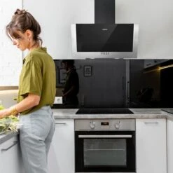 CIARRA 60cm Angled Cooker Hood With 3-speed Extraction -736CBK60 -Home Appliances Store 36409485 4