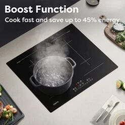 CIARRA Built-in 4 Zones Induction Hob, Integrated Electric Cooktop With 2 Flex Zones 7200W-CD4BFFBIH 7 CIARRA Built-in 4 Zones Induction Hob, Integrated Electric Cooktop With 2 Flex Zones 7200W-CD4BFFBIH -Home Appliances Store 36409487 3