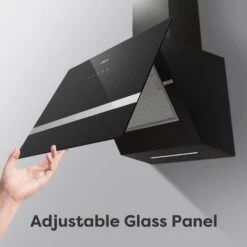 CIARRA 60cm Glass Angled Cooker Hood Class A++ 650m3/h 4 Speeds Touch Control-CD6736HB -Home Appliances Store 36409489 3