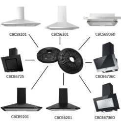 CIARRA CP100 Carbon Filter (2PCS) - Accessories For CIARRA Extractor Hood -Home Appliances Store 36409493 3