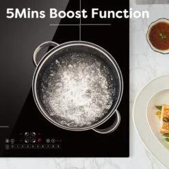 CIARRA Built-in 4 Zones Induction Hob, Integrated Electric Cooktop With 1 Flex Zone 7200W-CD4BFBIH -Home Appliances Store 36409494 4