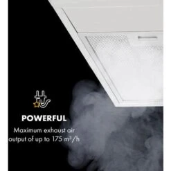 Klarstein Contempo 90, Extractor Hood, 175m³ / H, LED, Stainless Steel, Acrylic, Black -Home Appliances Store 36688355 4