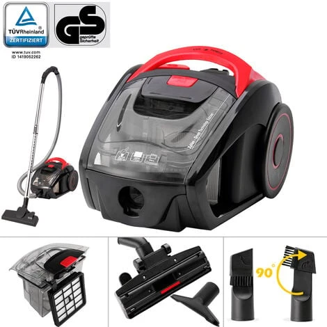 Vacuum Cleaner 900 Watts Bagless Multi-Cyclone Vacuum Cleaner Powerful Volume Container Washable Compact HEPA Filter 1 Vacuum Cleaner 900 Watts Bagless Multi-Cyclone Vacuum Cleaner Powerful Volume Container Washable Compact HEPA Filter