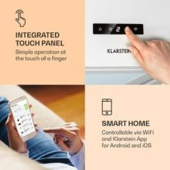 Klarstein Kronleuchter Smart, Island Hood, 595m³ / H, App Control, LED Panel -Home Appliances Store 39501053 3