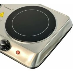 Oypla 2000W Ceramic Portable Infrared Electric Double Hot Plate Hob -Home Appliances Store 40111464 4