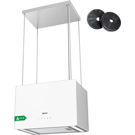 CIARRA 48cm Island Hood 700m3/h With 4-speed Extraction Class A++ Ceiling Hood-CD4850S -Home Appliances Store 42185722 1