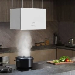 CIARRA 48cm Island Hood 700m3/h With 4-speed Extraction Class A++ Ceiling Hood-CD4850S -Home Appliances Store 42185722 4