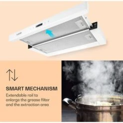 Klarstein Mariana Neo 60, Flat Screen Bonnet, 60cm, 640 M³/h, Exhaust Air, LED -Home Appliances Store 42770280 5