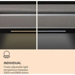 Klarstein Mariana Neo 60, Flat Screen Hood, 60cm, 640 M³ / H, Exhaust Air, LED 7 Klarstein Mariana Neo 60, Flat Screen Hood, 60cm, 640 M³ / H, Exhaust Air, LED -Home Appliances Store 42770283 3