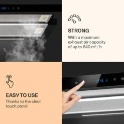 Klarstein Mariana Neo 60, Flat Screen Hood, 60cm, 640 M³ / H, Exhaust Air, LED 8 Klarstein Mariana Neo 60, Flat Screen Hood, 60cm, 640 M³ / H, Exhaust Air, LED -Home Appliances Store 42770283 4