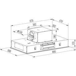 Cata ART10239 Stellar 90cm Ceiling Cooker Hood 5 Cata ART10239 Stellar 90cm Ceiling Cooker Hood -Home Appliances Store 49735004 3