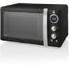 Swan Retro 800W LED Digital Microwave Black