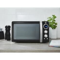 Swan Retro 800W LED Digital Microwave Black -Home Appliances Store 53434754 4