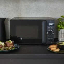 Swan Stealth 20L LED Matt Black Microwave -Home Appliances Store 54673988 3