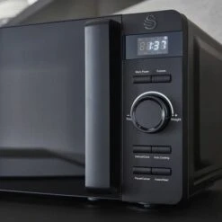 Swan Stealth 20L LED Matt Black Microwave -Home Appliances Store 54673988 5