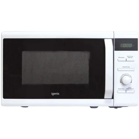 Igenix Digital Microwave, 8 Cooking Settings, 20 Litre, 800W, White - IG2096 1 Igenix Digital Microwave, 8 Cooking Settings, 20 Litre, 800W, White - IG2096