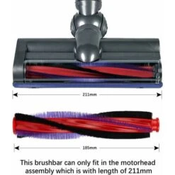 185mm Brosse Rouleau Pour Aspirateur Dyson V6 DC62 SV03 Rouleau Brosse électrique De Remplacement Pour Aspirateur Sans Fil Pièces Pour Aspirateur Domestique Pièce -Home Appliances Store 59152151 3