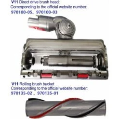 Ensemble Brosse Pour Aspirateur Dyson V11 Absolute V11 Animal SV14 - 970135-01, 970100-05 -Home Appliances Store 59152155 5