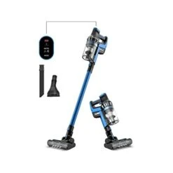 Proscenic I10 Cordless Vacuum Cleaner, VBoost Technology, 4 In 1 Hoover With 350W Motor, 3 Adjustable Modes, LED Touch Display, Removable Battery, 50min Runtime